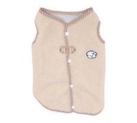 Jiawu Veste d'hiver pour Chien, Gilet Polaire Doux et Chaud Coupe-Vent, Pull pour Chien, Veste Polaire pour avec Fermeture éclair Complète pour Un Usage Domestique et Extérieur (XXL)