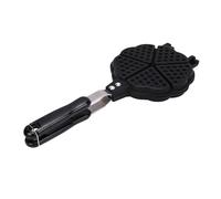Jiawu Waffle Maker Pan pour la Cuisinière ou le Gril, Faire 5 Mini-gaufres en Forme de Cœur, une Petite Cuisson de Cuisson de Cuisine pour les Enfants et les Familles pour Préparer le