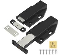 Jiayi Lot de 2 Aimant Poussoir Porte Placard Push to Open Loquets de Porte Magnétiques à Pousser Push Toucher Latche pour Armoire, Tiroir de Cuisine, Porte de Camping-car, Fermeture de Garde-robe