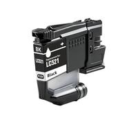 JIAYINGGUANZG Cartouche d'encre LC-521 Compatible for imprimante DCP-J1260W J1310DW J1313DW J1360DW J1460DW(1PC Black)