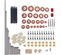Jiayouy Kit de réparation de saxophone alto comprenant des incrustations de saxophone avec coussinets de trou sonore, rouleaux, vis, ressorts, couverture et colonnes