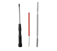 Jiayouy Kit d'outils de réparation pour instruments à vent en bois avec crochet à ressort et tournevis à double tête plate pour saxophone, clarinette, hautbois, flûte, piccolo 3 pièces