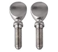 Jiayouy Saxophone-parts Lot de 2 vis de cou argentées pour fixation de saxophone clarinette