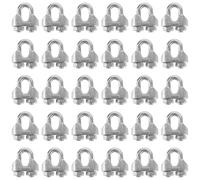 JIAYUET Lot de 30 serre-câbles M3 en acier inoxydable 0,3 cm