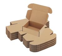 JIAYUET Lot de 40 petites boîtes en carton kraft pour emballage et expédition 15 x 10 x 5 cm