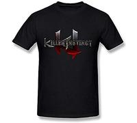 Jiayuhua Men's Killer Instinct Logo T Shirt Black M