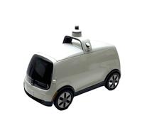 JIAYUNEU 1/12 pour la logistique véhicule Livraison Intelligent modèle Voiture Alliage moulé sous Pression afficheur Bureau Voiture Miniature Collection