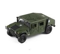 JIAYUNEU 1:18 pour Hummer H1 Alliage Militaire Anti-déflagrant modèle de Voiture véhicules Tout-Terrain blindés Voiture Miniature Collection
