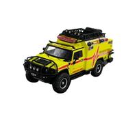 JIAYUNEU 1:64 pour Ambulance H2 en Alliage moulé sous Pression modèle de véhicule Affichage Statique Collection de décoration Voiture Miniature Collection(Yellow)