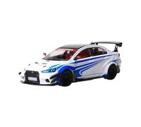 JIAYUNEU 1:64 pour Lancer Evo X 10e génération Widebody édition modifiée modèle de Voiture en Alliage à Collectionner Voiture Miniature Collection