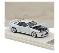 JIAYUNEU 1/64 pour Les modèles moulés sous Pression pour Nissan Skyline R32 Collection Jouets modèles de véhicules Souvenirs Voiture Miniature Collection(White)