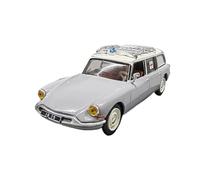 JIAYUNEU Modèle de Voiture Classique en Alliage pour citroën ID 19 échelle Miniature d'ambulance en métal 1/43 Voiture Miniature Collection