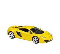 JIAYUNEU Modèle de Voiture de Course en métal moulé sous Pression Collection Statique Souvenirs 1:24 pour Mclaren MP4-12C Voiture Miniature Collection(Yellow)