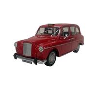 JIAYUNEU Modèle réduit moulé sous Pression à l'échelle 1:24 pour Austin FX4 Lom Don Taxi Collection Voitures commémoratives Voiture Miniature Collection(Red)