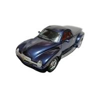 JIAYUNEU Résine Statique 1:43 pour métal Bleu Chevy SSR 2004 Collection de Camion en Cuir modèle commémoratif Voiture Miniature Collection