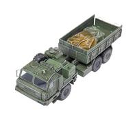 JIAYUNEU Véhicule d'approvisionnement de l'armée 1:72 modèle Camion en résine Affichage Statique Souvenir de Collection BAZ-6402 Voiture Miniature Collection