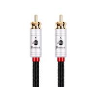 JIB Audiophile Subwoofer RCA Audio Cable for Audiophiles Subwoofer,75¿ Digital Coaxial Cable for Amplifier,Home Theater,Soundbar and Subwoofer -1m