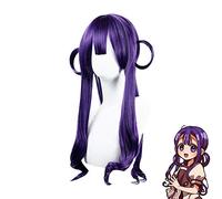 Jibaku Shounen Hanako-kun Akane Aoi 65 cm de long raisin violet style Cosplay résistant à la chaleur perruques de cheveux synthétiques + bonnet de perruque