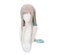 Jibaku Shounen Hanako Kun Cosplay perruque Nene Yashiro longue argent gris vert résistant à la chaleur cheveux fête Costume perruques Style 2