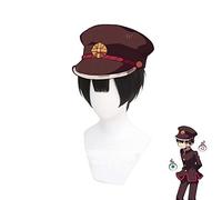 Jibaku Shounen Hanako Kun Cosplay perruques Hanako Kun Cosplay perruque court noir résistant à la chaleur cheveux synthétiques Halloween