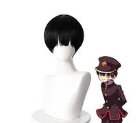 Jibaku Shounen Hanako-kun Hanako Kun Cosplay perruque noir court synthétique cheveux Costume jeu de rôle perruques Pelucas