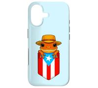 Jibaro Coqui Frog Drapeau Porto Rico Boricua Pocket Borinquen Coque pour iPhone 17