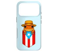 Jibaro Coqui Frog Drapeau Porto Rico Boricua Pocket Borinquen Coque pour iPhone 17 Pro