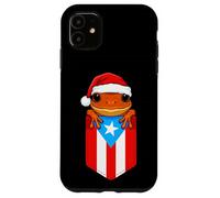 Jibaro Coqui Frog Drapeau Porto Rico Boricua Pocket Christmas Coque pour iPhone 11