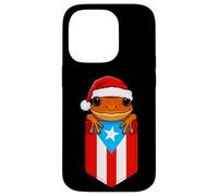 Jibaro Coqui Frog Drapeau Porto Rico Boricua Pocket Christmas Coque pour iPhone 14 Pro