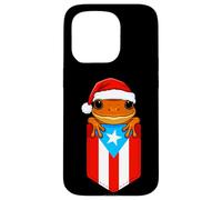 Jibaro Coqui Frog Drapeau Porto Rico Boricua Pocket Christmas Coque pour iPhone 15 Pro