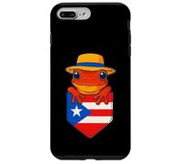Jibaro Coqui Frog Puerto Rico Flag Buricua Pocket Borinquen Coque pour iPhone 7 Plus/8 Plus