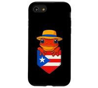 Jibaro Coqui Frog Puerto Rico Flag Buricua Pocket Borinquen Coque pour iPhone SE (2020) / 7/8