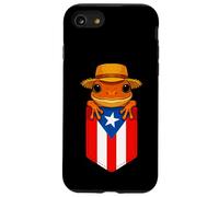 Jibaro Coqui Frog Puerto Rico Flag Buricua Pocket Borinquen Coque pour iPhone SE (2020) / 7/8