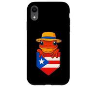 Jibaro Coqui Frog Puerto Rico Flag Buricua Pocket Borinquen Coque pour iPhone XR