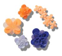 Jibbitz Crocs Blooming Ombre Florals (x5) Orange TU