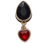 Jibbitz Crocs Dangle Ruby Heart Noir TU