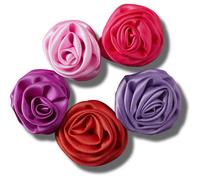 Jibbitz Crocs Dark Rosette (x5) Rose TU