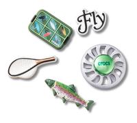Jibbitz Crocs Fly Fishing (x5) Multicolore TU
