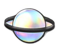 Jibbitz Crocs Iridescent Saturn Blanc TU