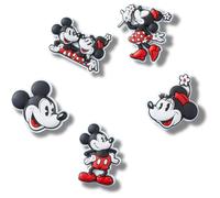 Crocs Breloques de chaussure Mickey et Minnie PVC Lot de 5 Mixte Multicolore Taille unique