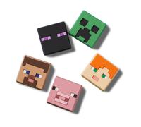Crocs Shoe Charms for Jibbitz Pack, Minecraft5pk Mixte, Minecraft Lot de 5, Einheitsgröße