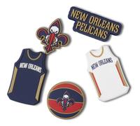 Jibbitz Crocs NBA New Orleans Pelicans (x5) Bleu TU