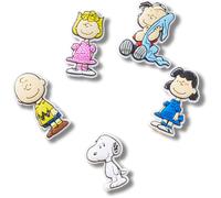 Crocs Breloques de chaussure Peanuts II – Pack de 5 – Mixte, Multicolore, Taille unique