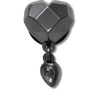 Jibbitz Crocs Punk Gunmetal Heart Noir TU