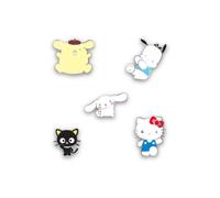 Crocs Sanrio HKF Lot de 5 breloques Jibbitz unisexes en émail