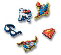 Crocs Breloques pour chaussures Superman - Lot de 5, Mixte adulte, Multicolore, Taille unique