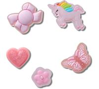 Crocs Accessoires Jibbitz Tiny Girl Favorites – Lot de 5 Multicolore – Taille unique