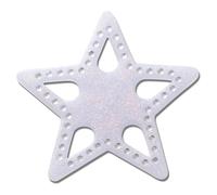 Jibbitz Goupille Mega Blue Glittery Star