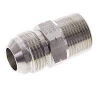 JIC Double Nipple UN 1-1/16''-12 x 3/4'' NPT Acier inoxydable 170bar (2388.5psi)