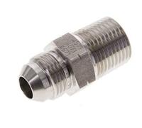 JIC Double Nipple UNF 3/4''-16 x 1/2'' NPT Acier inoxydable 210bar (2950.5psi)